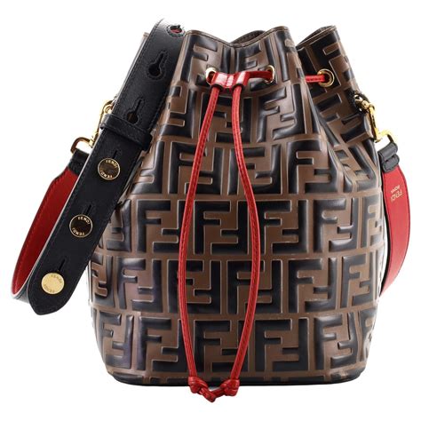 fendi mon tresor bucket bag zucca pu small|FENDI Official USA Online Store.